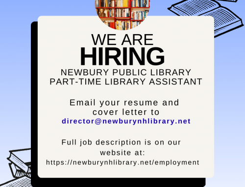 Now Hiring: Part-Time Library Assistant